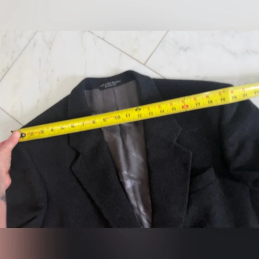 Gianfranco Ruffini Cashmere Blend Charcoal Gray W/ gray Lining Mens Suit Jacket